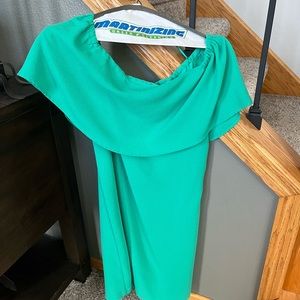 Charles Henry off the shoulder dress.